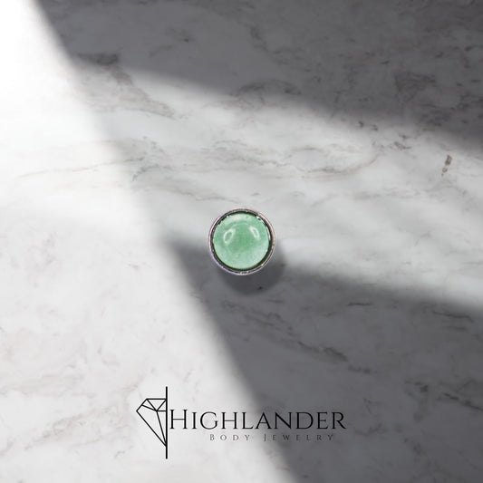 Jade Green Nose Stud